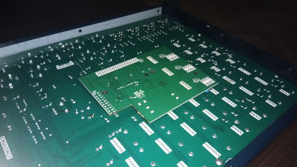 image of the daughter board, connected to the main PCB